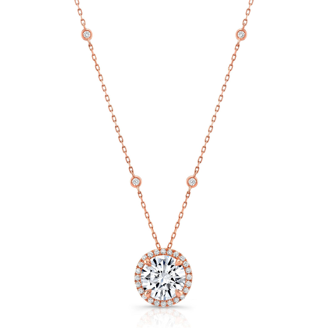 Aria 2.00ct Round Lab Diamond Necklace
