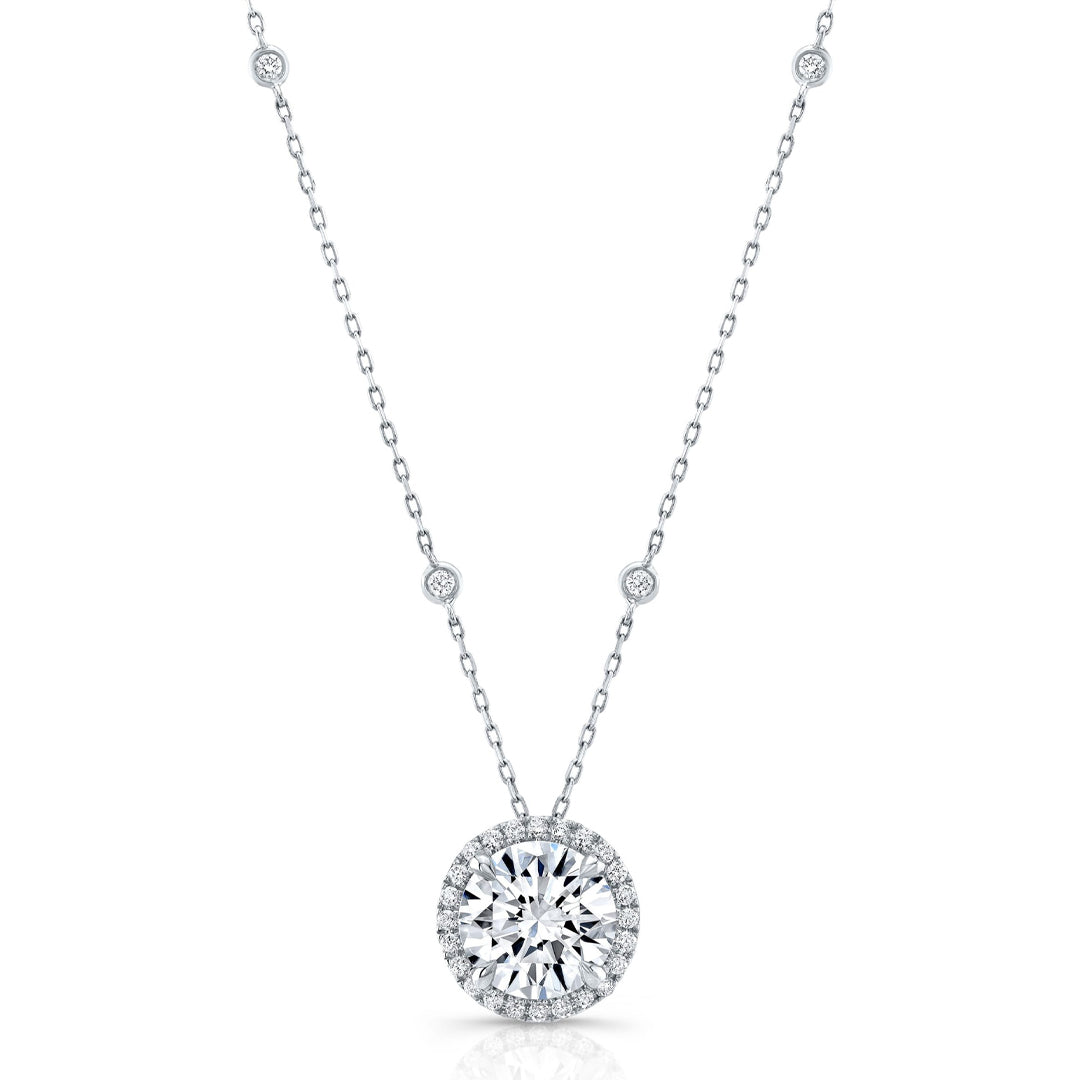 Aria 2.00ct Round Lab Diamond Necklace