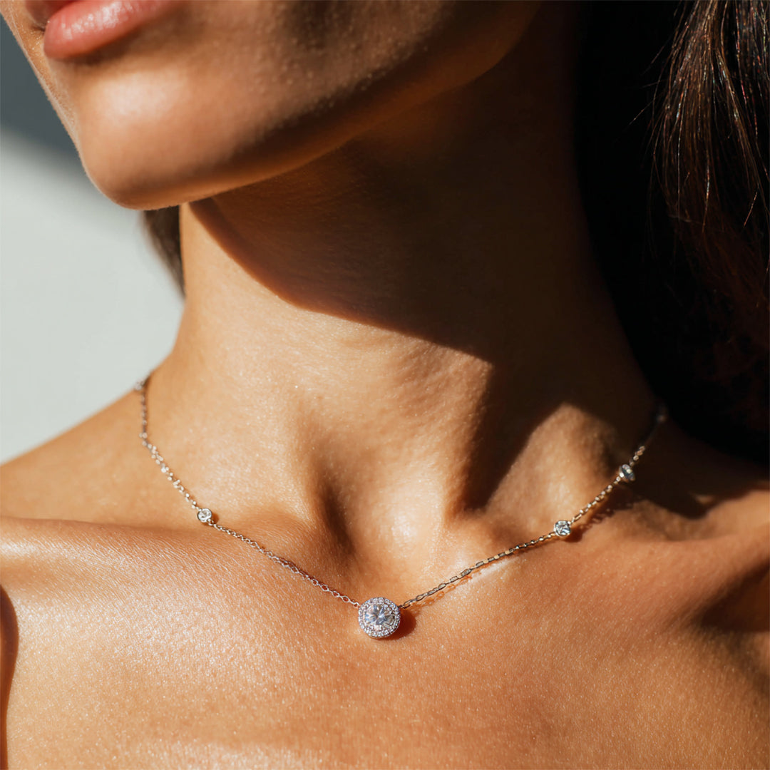 Aria 2.00ct Round Lab Diamond Necklace