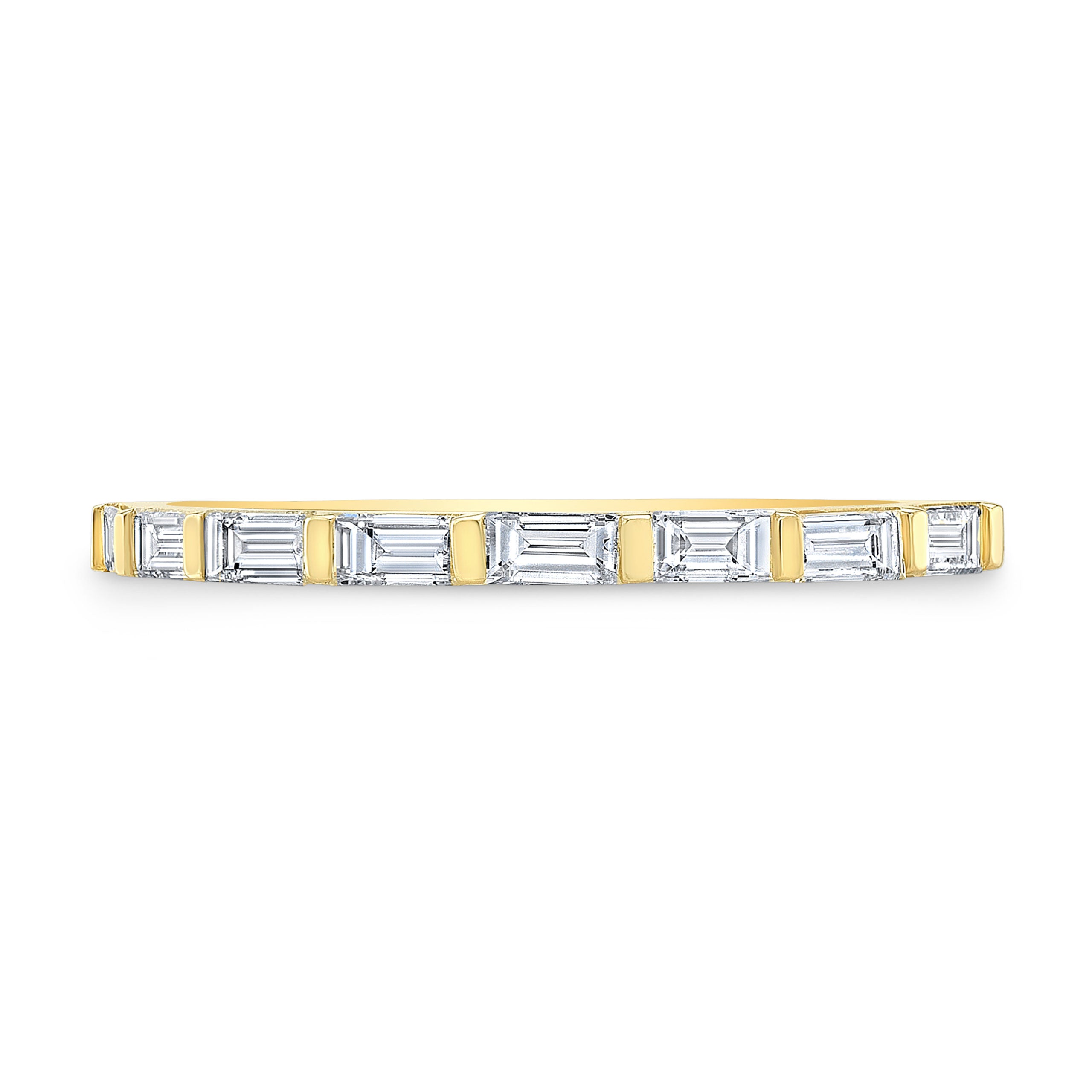 Baguette Diamond Line Band