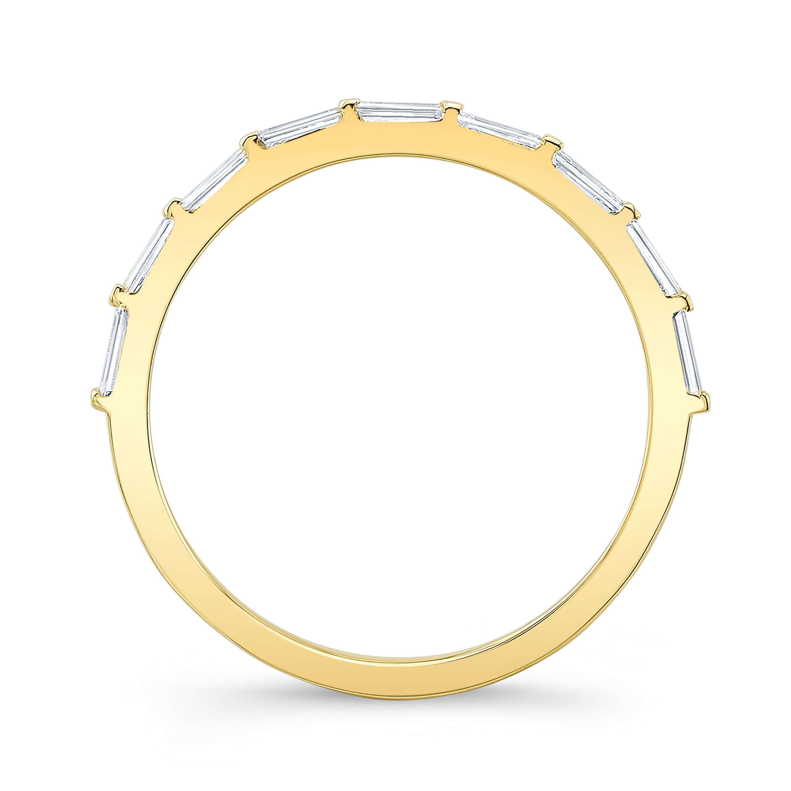 Baguette Diamond Line Band