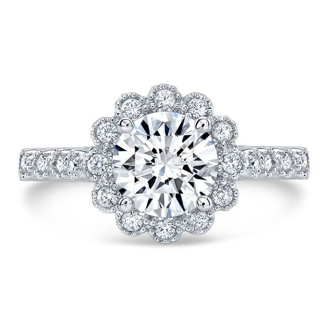 Blossom Floral Lab Diamond Ring