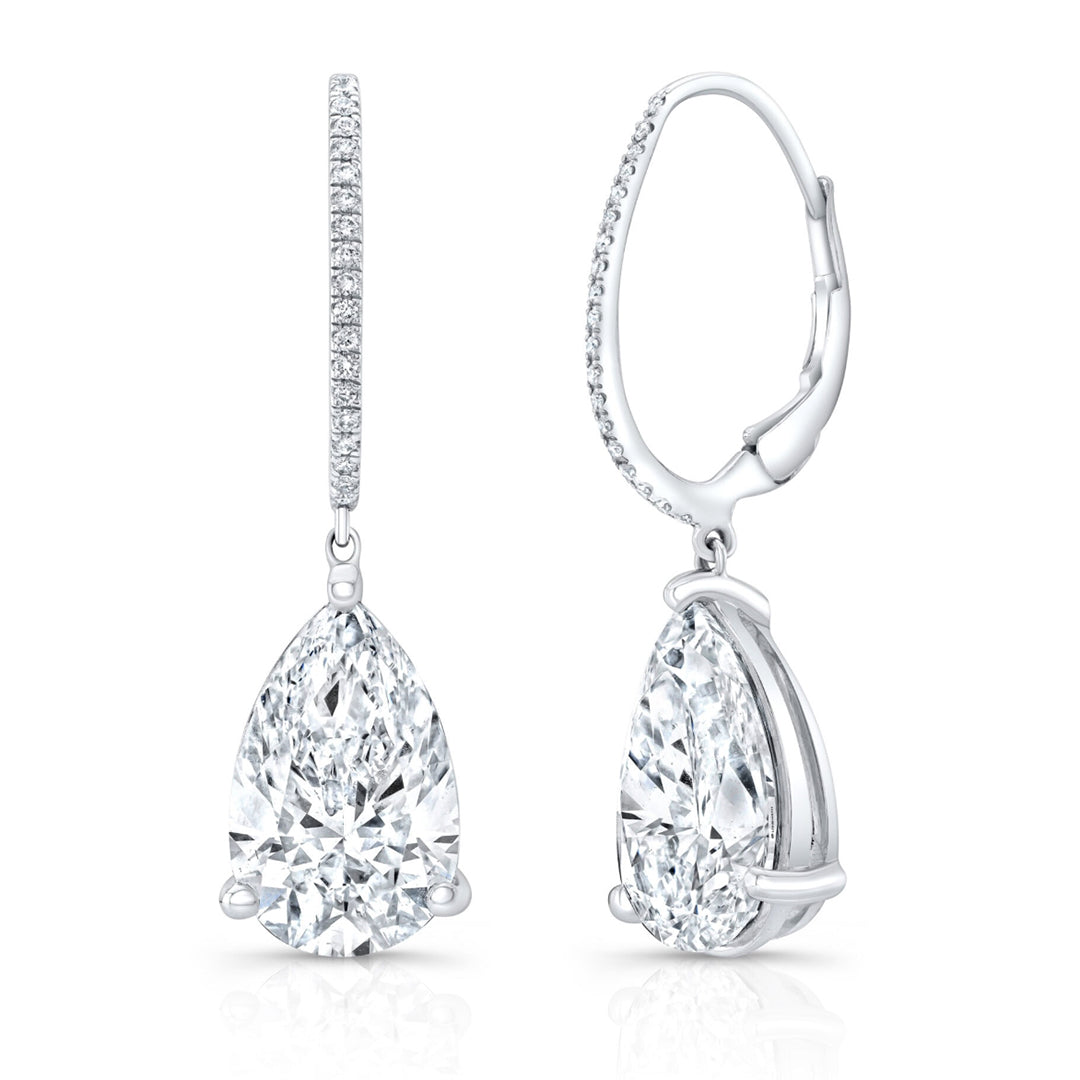 Celeste Pear Drop Lab Diamond Earrings