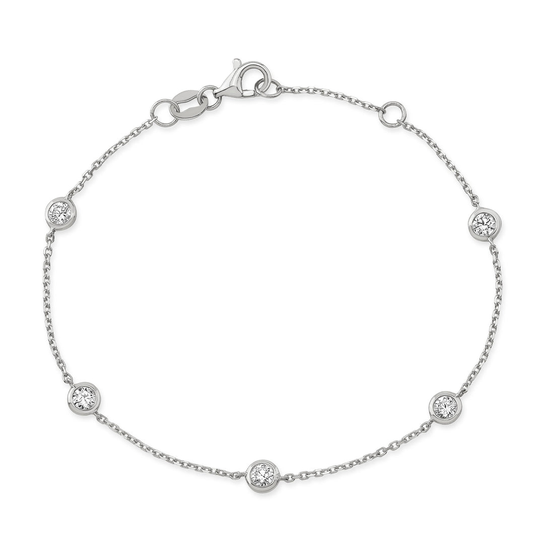 Éclat Diamond Bezel Bracelet