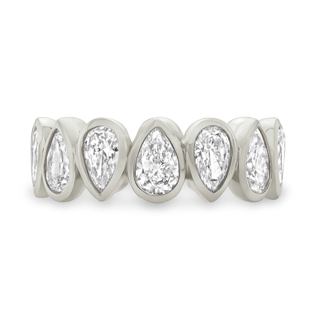 Eterna Pear Diamond Eternity Band