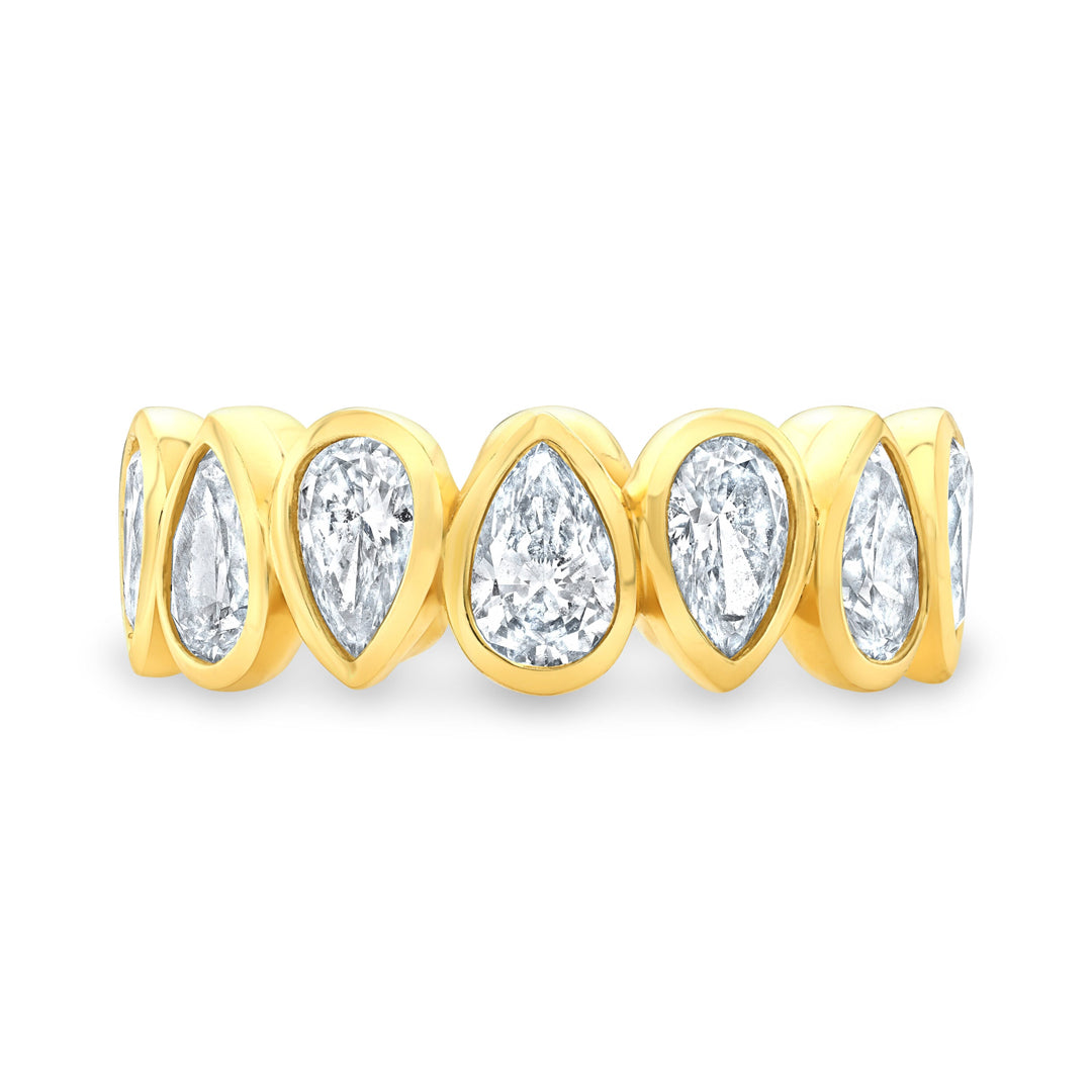 Eterna Pear Diamond Eternity Band