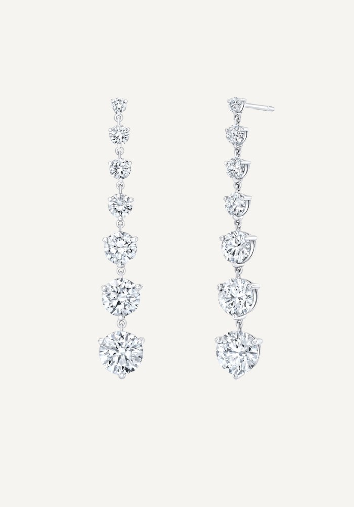 Lumière Diamond Cascade Earrings
