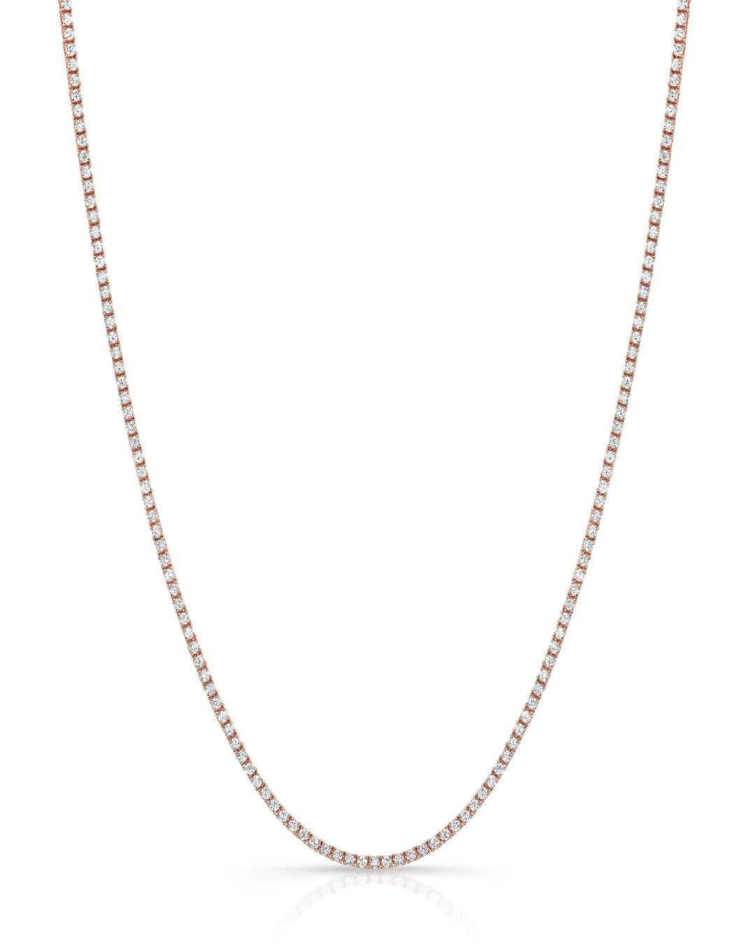 Lab Grown 5CT Tennis Necklace (2.00mm)