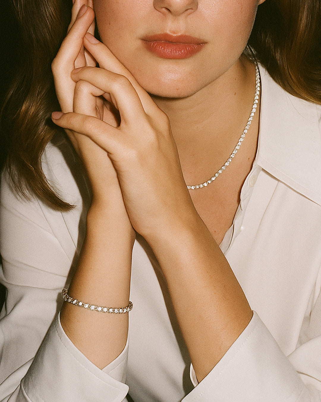 Lab Grown VVS Diamond Tennis Bracelet