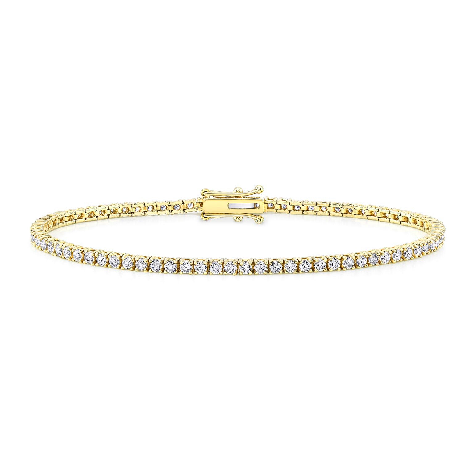 Lab Grown VVS Diamond Tennis Bracelet