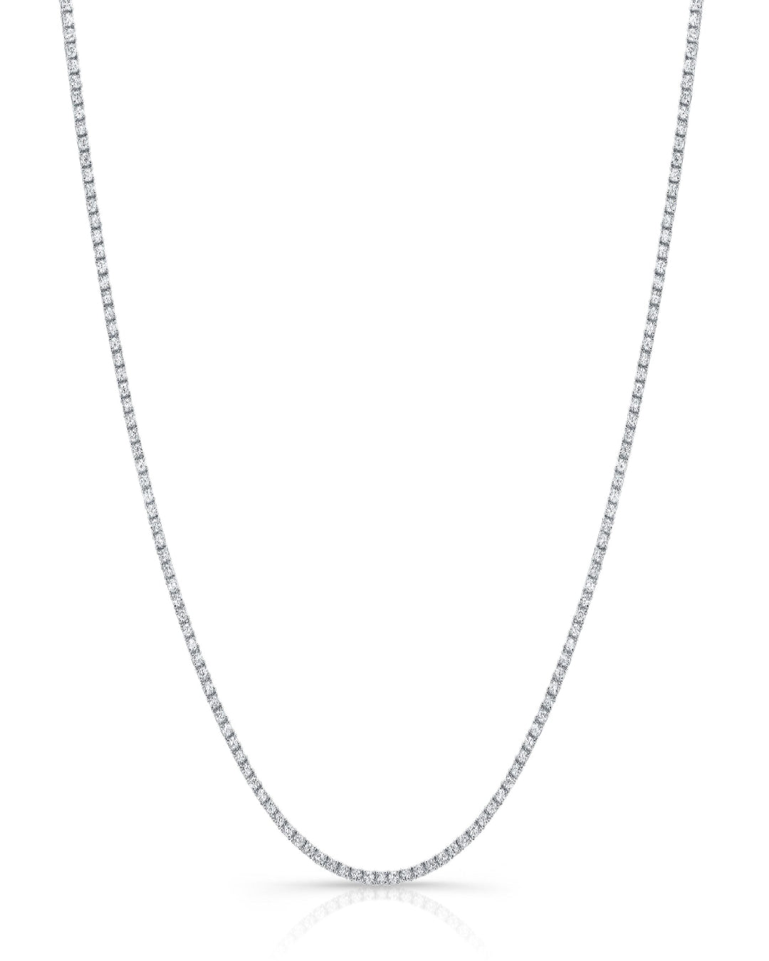 Lab Grown 5CT Tennis Necklace (2.00mm)