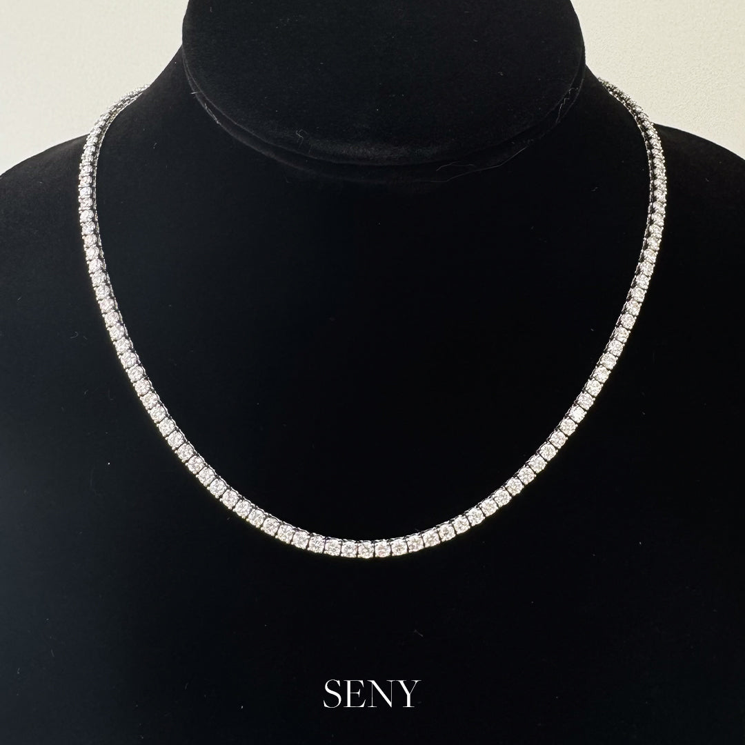 10.00ct Lab Grown Diamond Tennis Necklace (2.7mm)