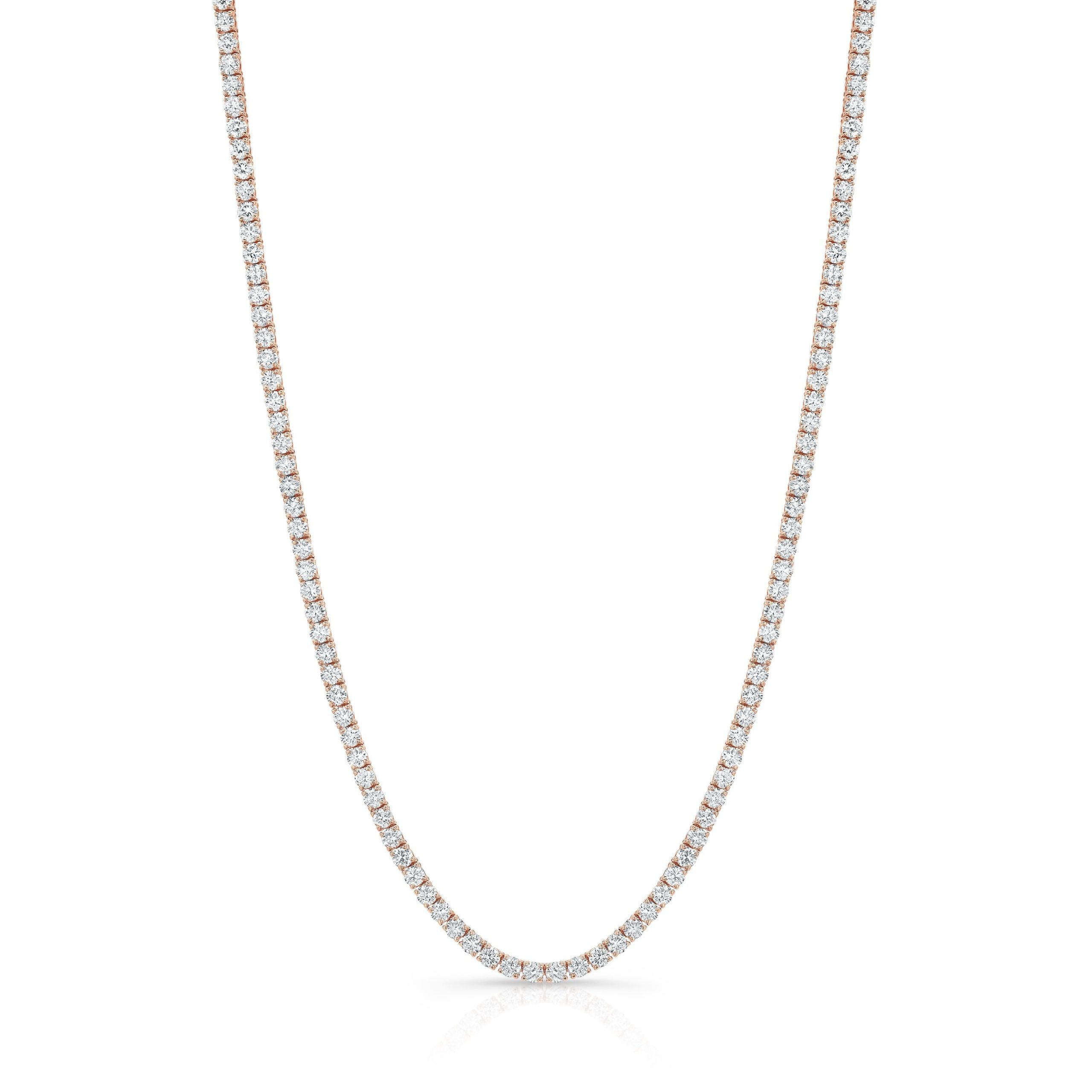 13.77ct Lab Diamond Tennis Necklace (3mm)