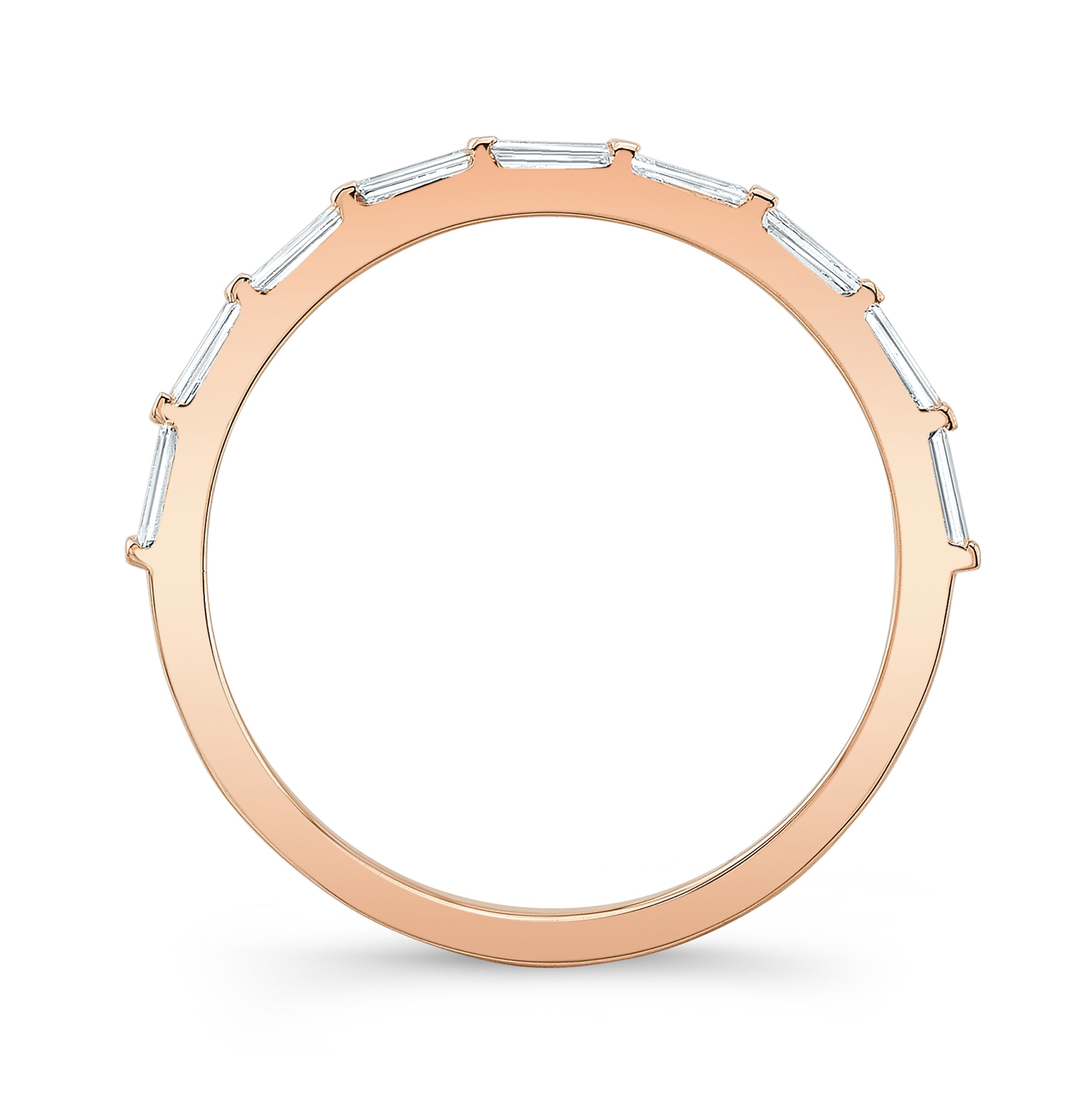 Baguette Diamond Line Band