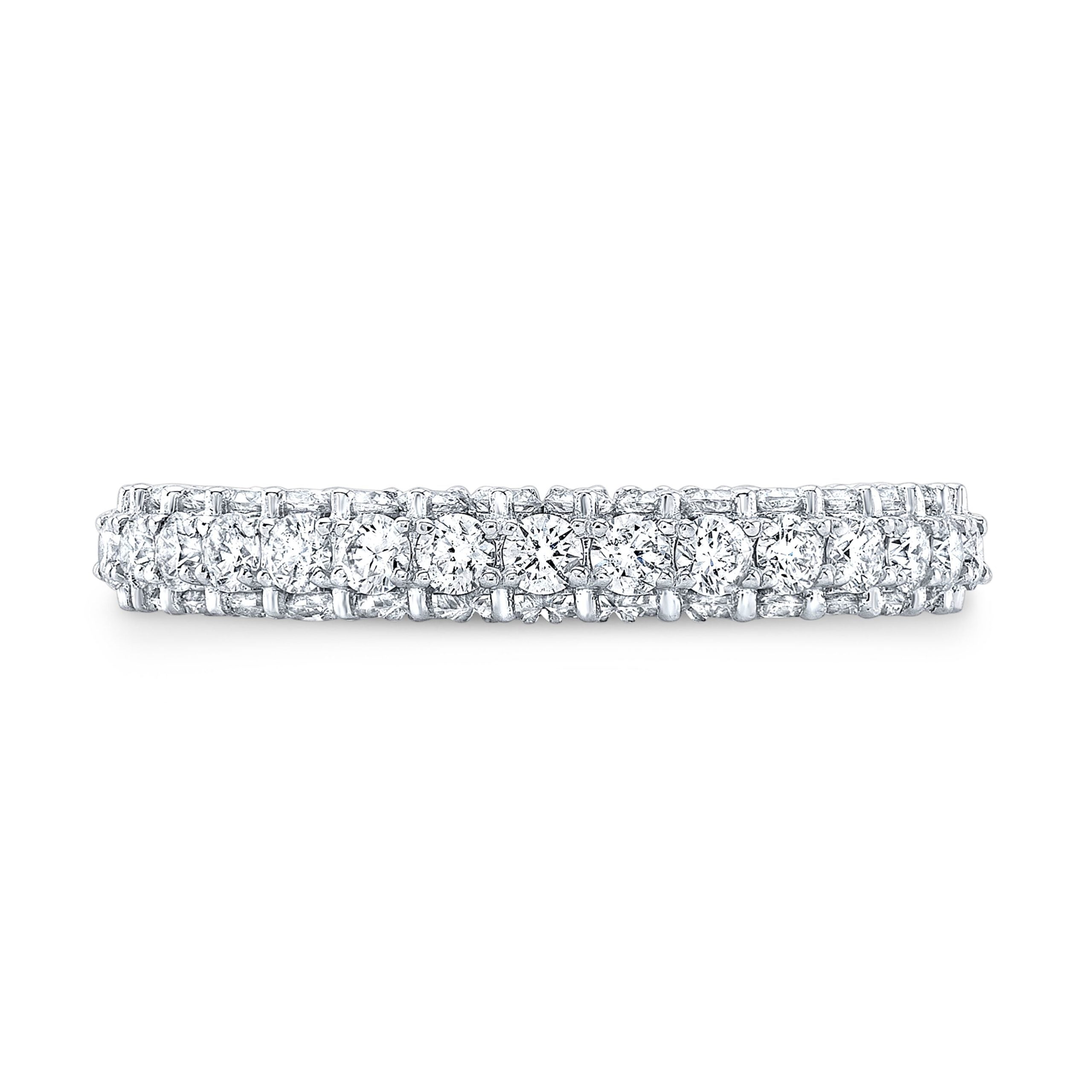 Isabella Double Row Diamond Band