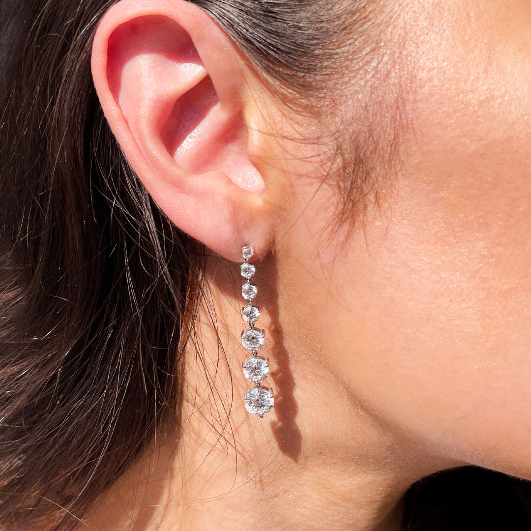 Lumière Diamond Cascade Earrings