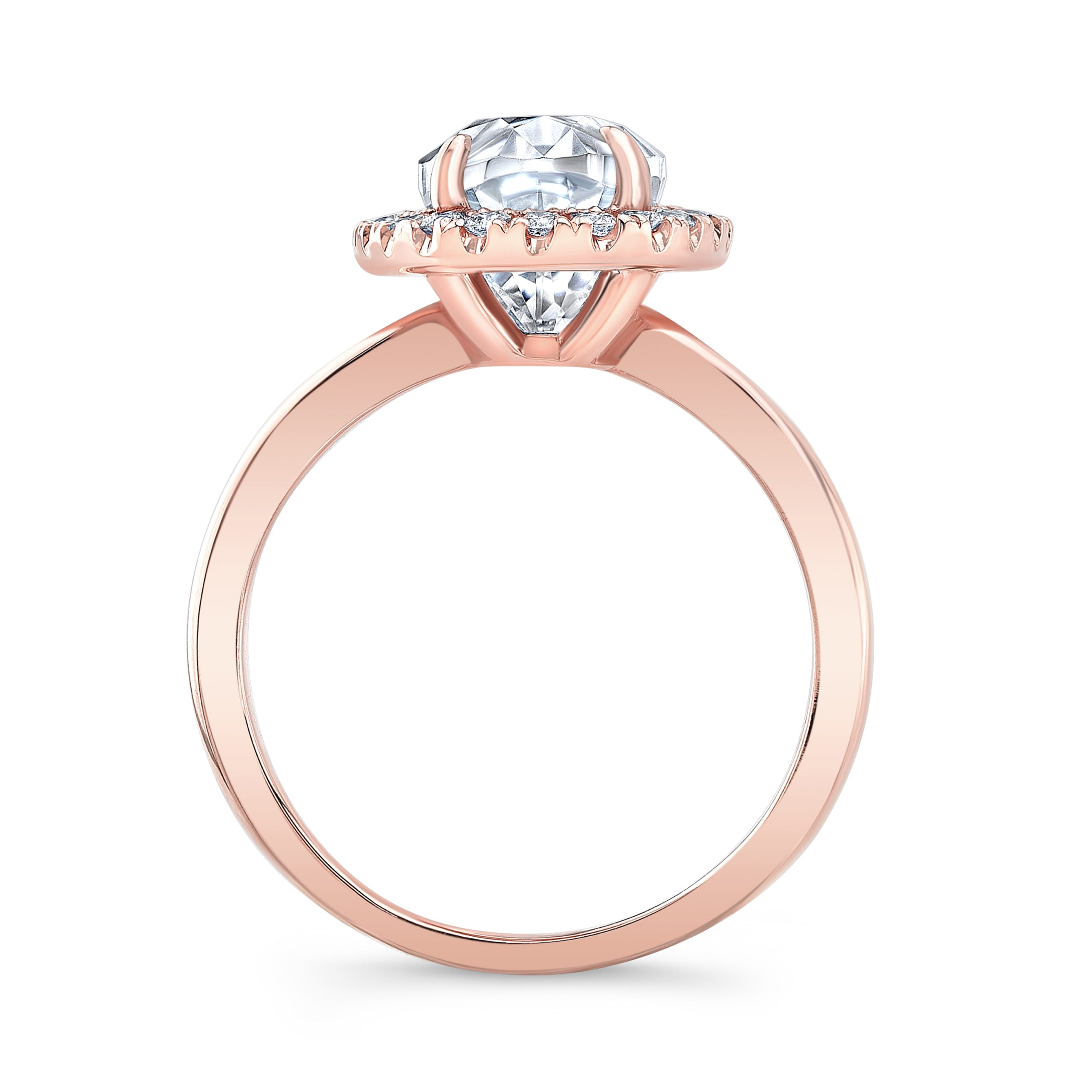Oval Halo Lab Grown Diamond Engagement Ring