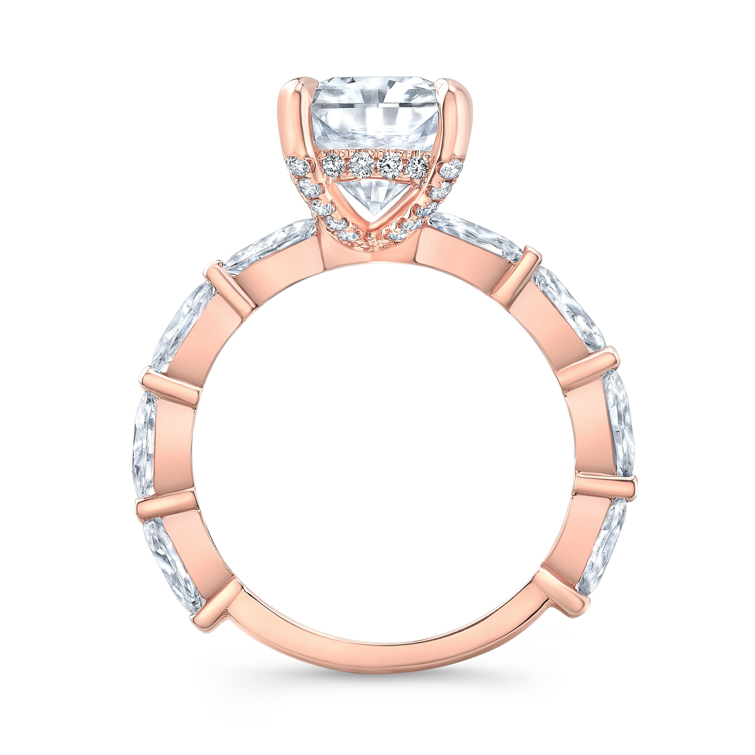 Radiant Spark Lab Diamond Ring