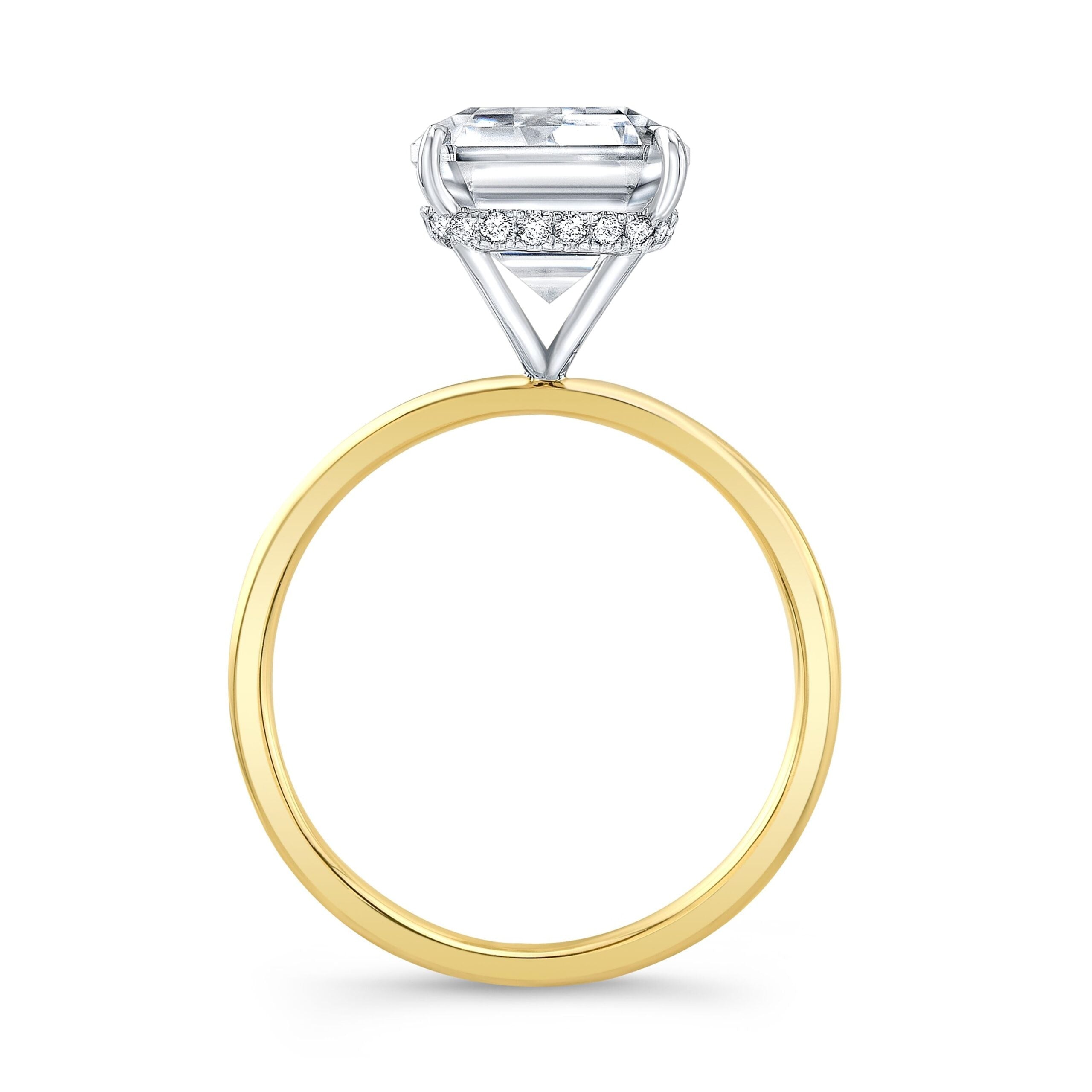 Soho Emerald Lab Diamond Ring