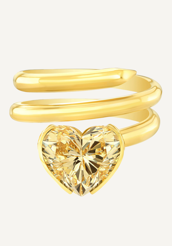 Goldenheart Lab Diamond Ring