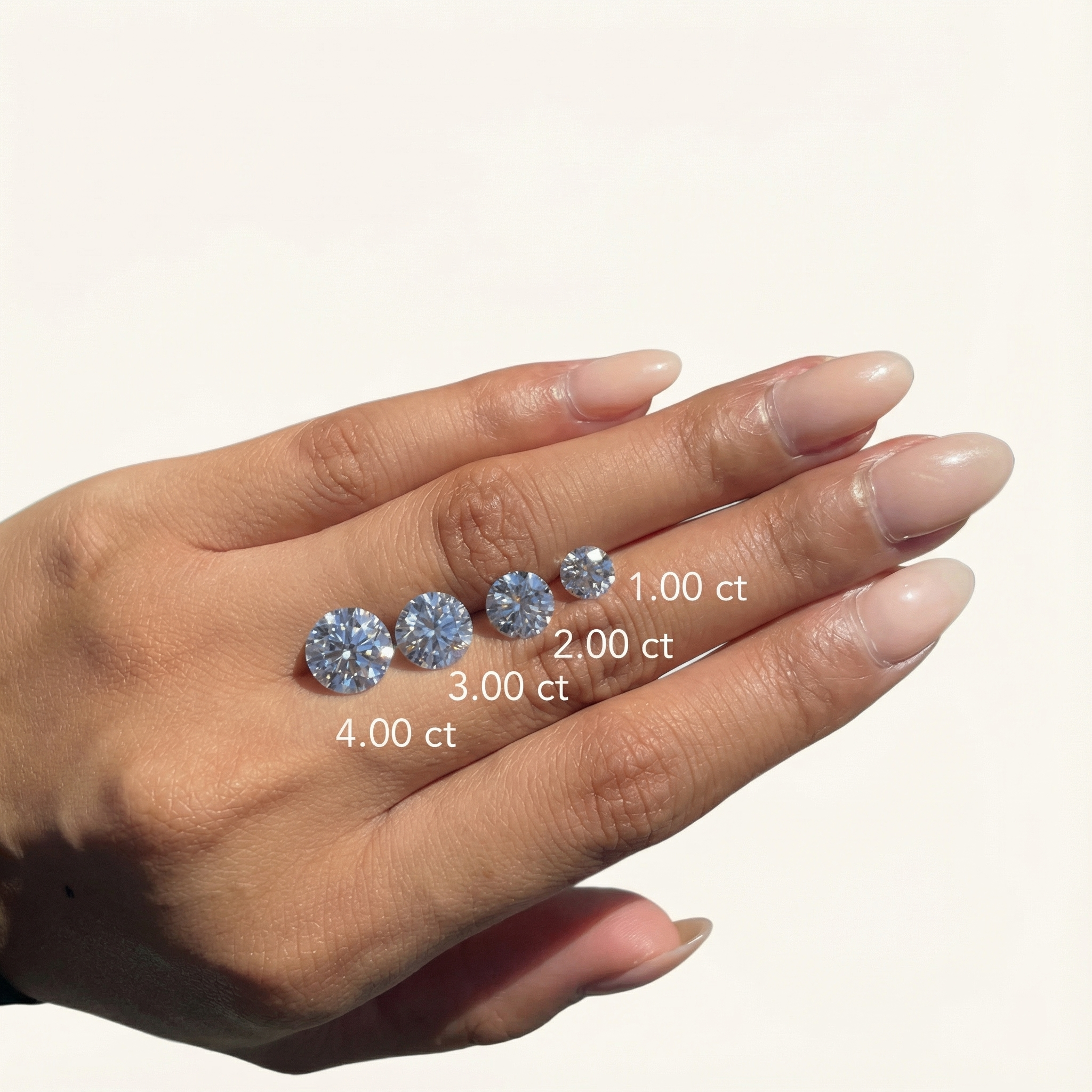 Round Lab Diamond Engagement Ring