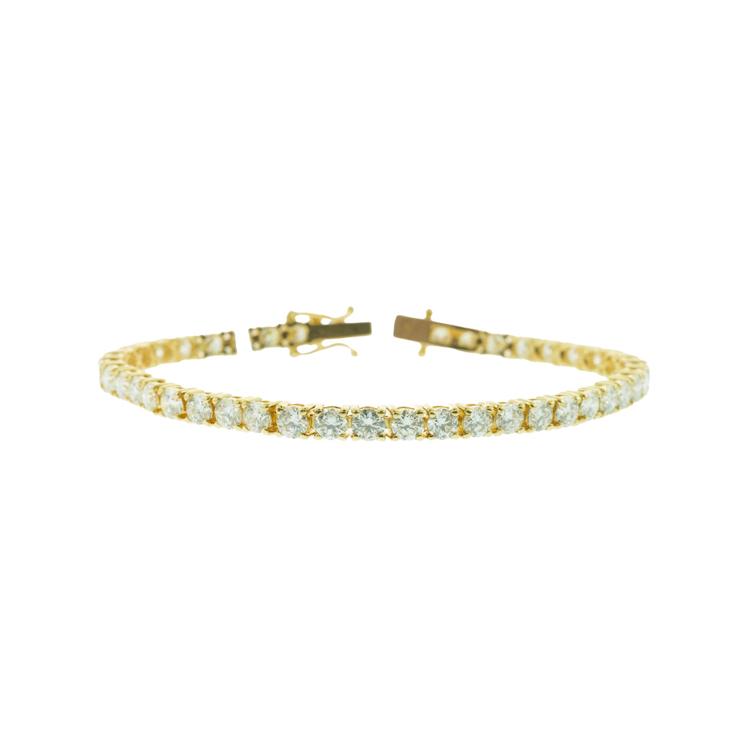 6.00ct 4-Prong Lab Diamond Tennis Bracelet